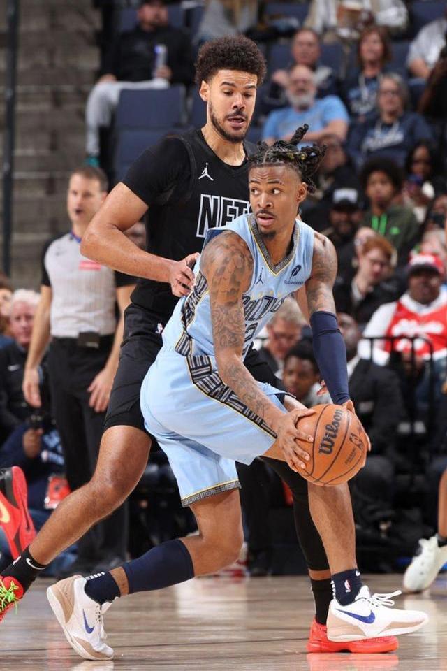 爵士轻取篮网,莫兰特惊艳四座 爵士轻取篮网,莫兰特惊艳四座